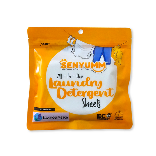 SENYUMM Eco-friendly Laundry Detergent Sheets - Lavender Peace