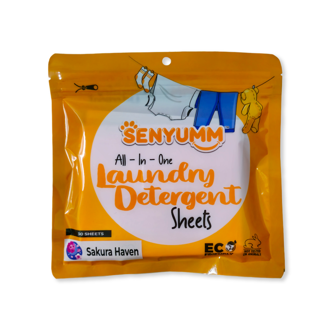 SENYUMM Eco-friendly Laundry Detergent Sheets - Sakura Haven